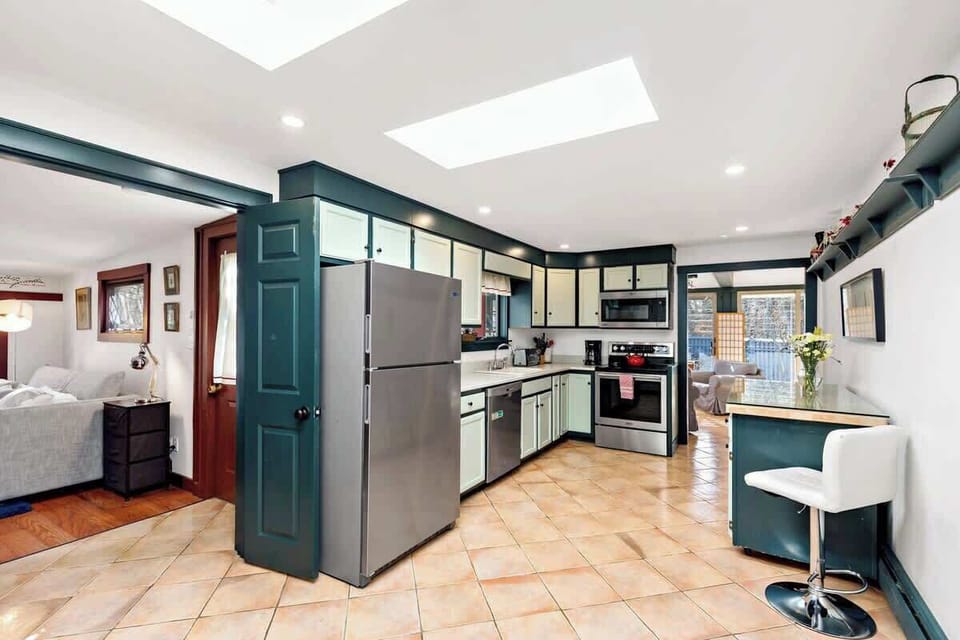 Spacious kitchen with ample counter space for preparing family favorites