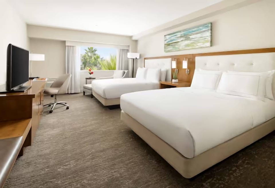 Drift off in a serene space with generous room to unpack.