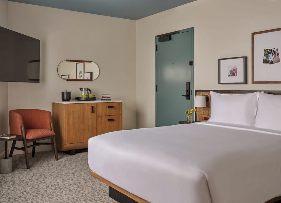 Bedroom. Interior and views may vary based on location and availability.