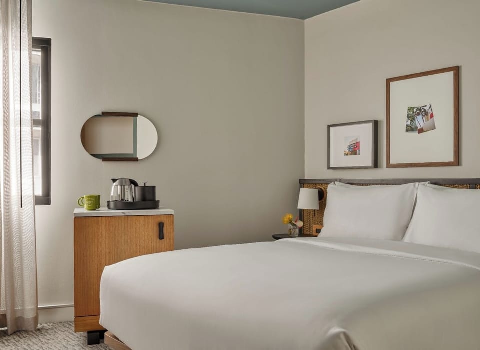 Bedroom. Interior and views may vary based on location and availability.