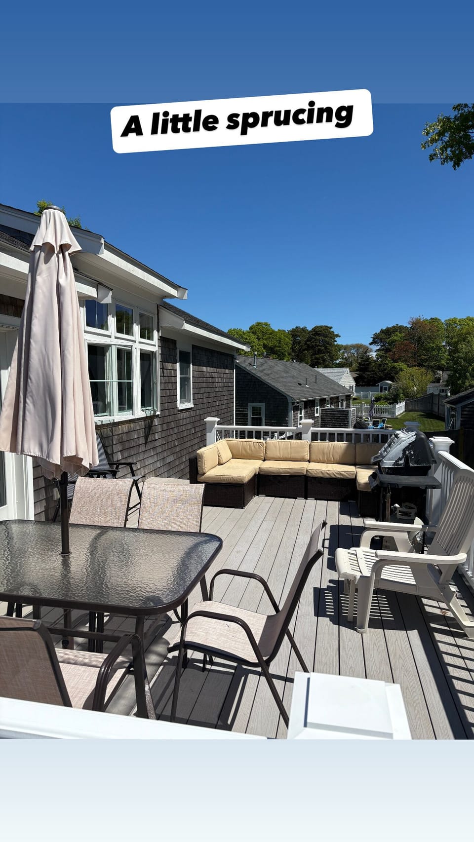 Outdoor dining
