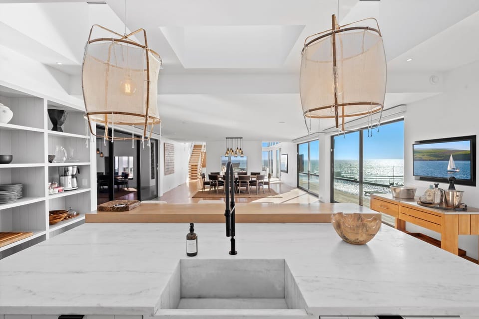 Luxury in every detail, from custom cabinetry to designer lighting.