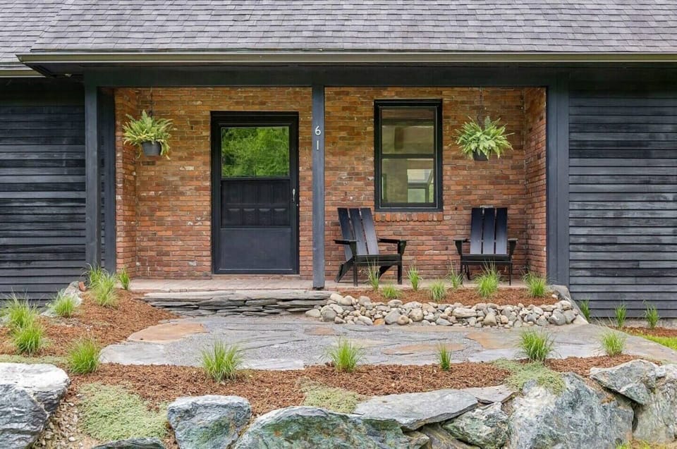 Watch the sunrise over the hillside in the front entryway