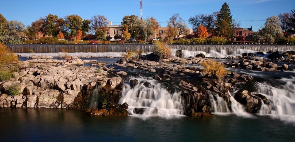 Explore the scenic riverwalk and waterfall just minutes away.