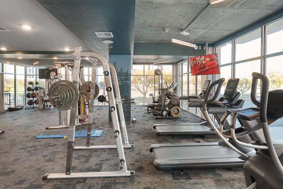 State of the art gym is open 24 hours!