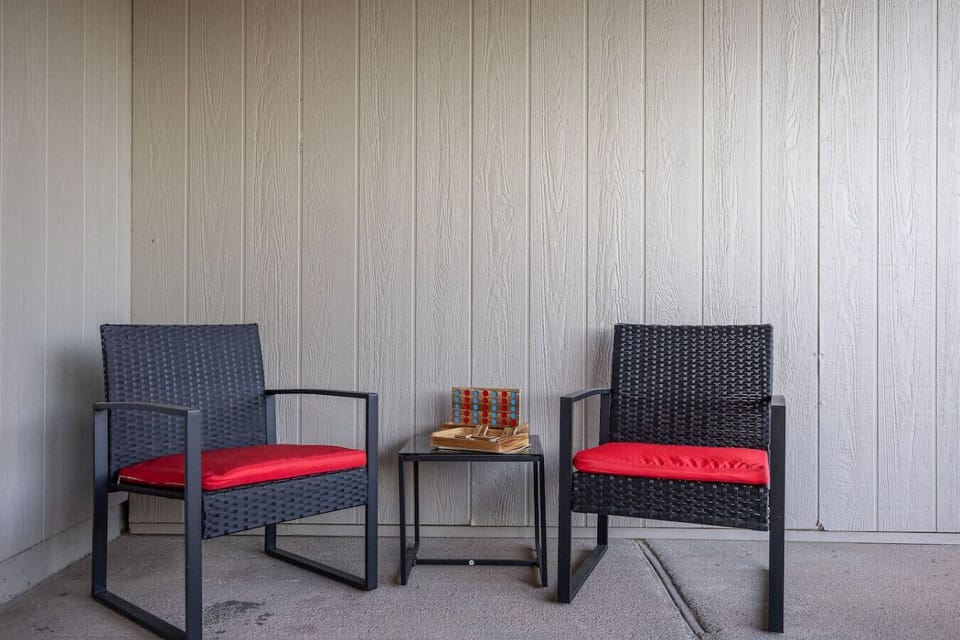 A cozy corner made for game nights and great conversations.