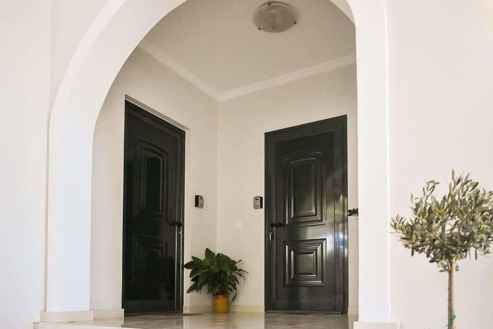 Facade of the property