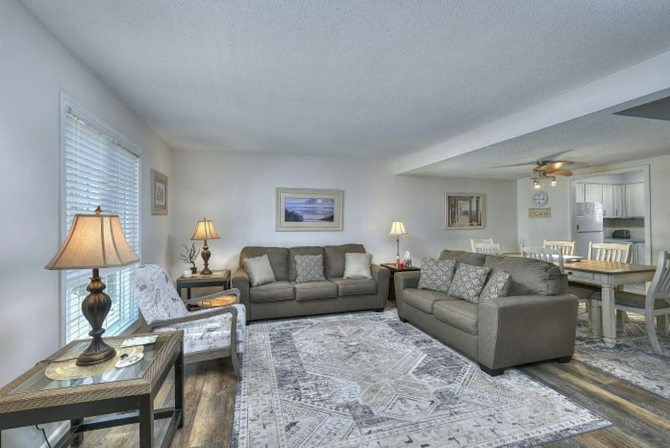 Enough room for the whole family to sit around the TV for movie night.