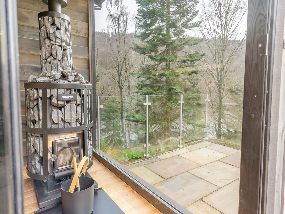 Sauna | Clunie Dam Lodge, Loch Tummel