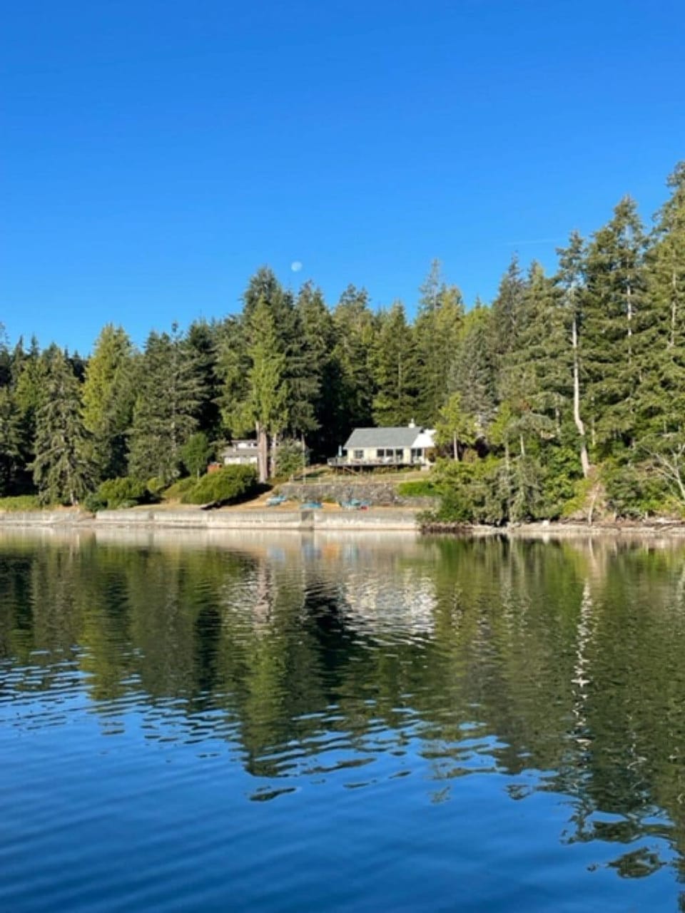 The Haven Hideaway on Seabeck Bay, up behind our house.