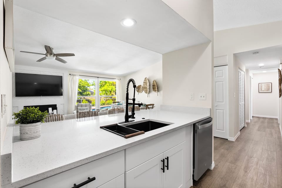 Open floor plan makes it easy and comfortable for your family and hosting