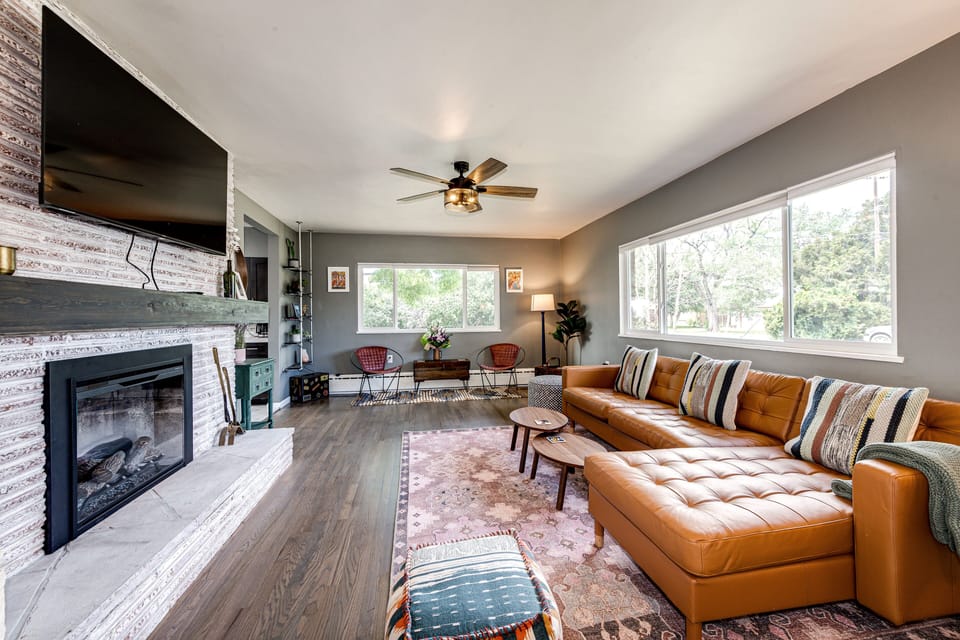 Welcome to our home! We've designed the space for comfort and inspiration.