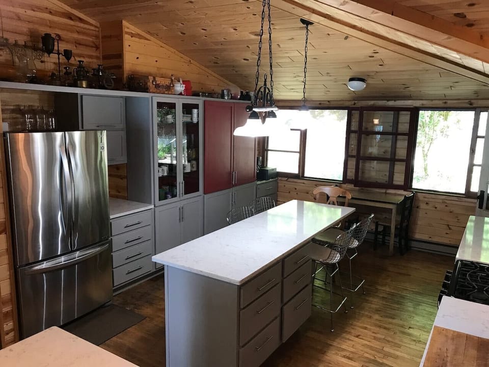 Center island with seating