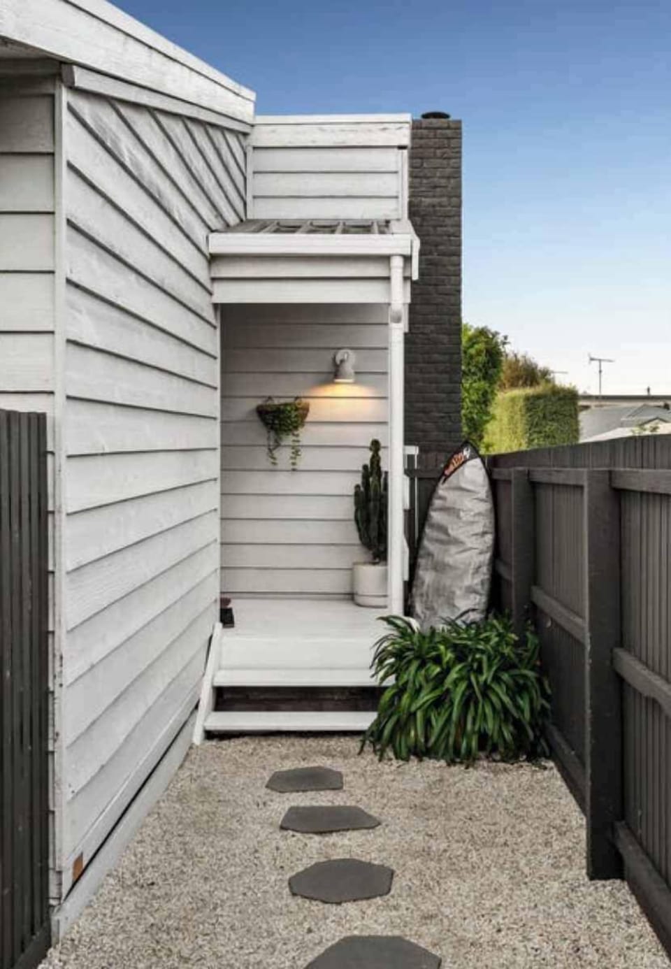 A gorgeous front entry welcomes you to your holiday!