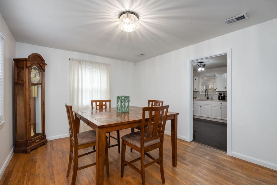Gather around the elegant table and enjoy meals filled with laughter and joy!