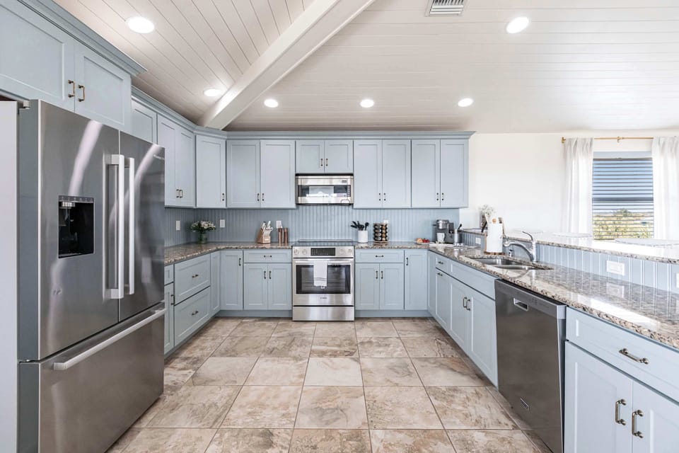 A fully equipped kitchen with everything you need to prepare delicious meals