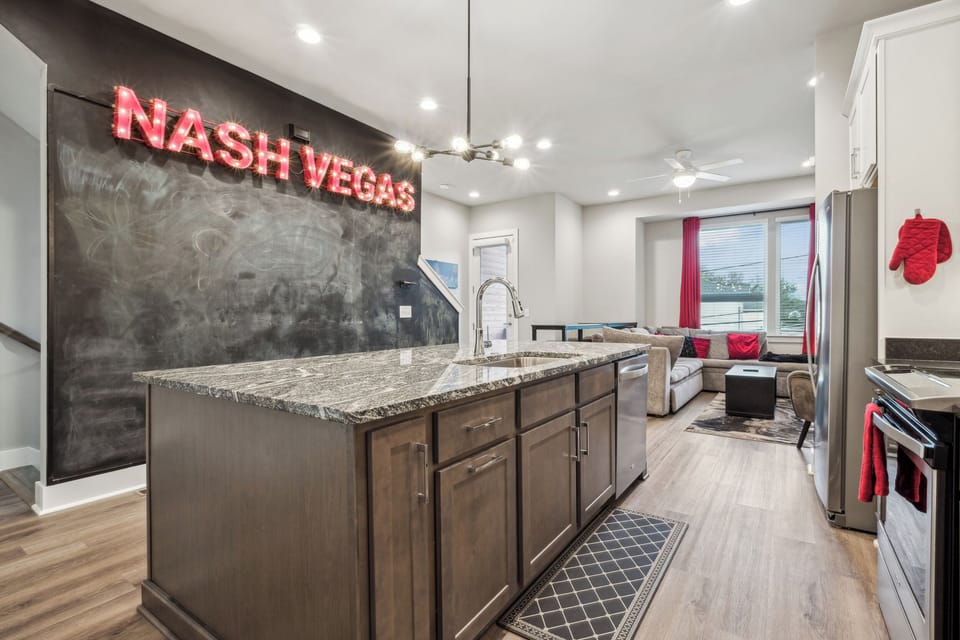 Decked out kitchen with seating!