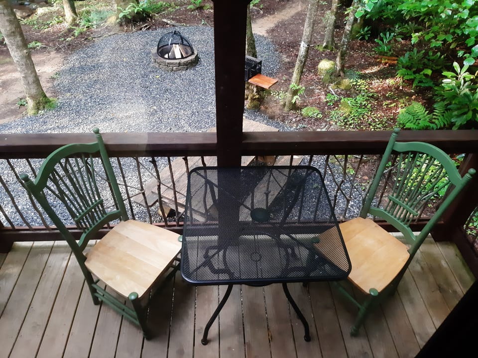 Have your morning coffee, or dinner on the covered front porch!