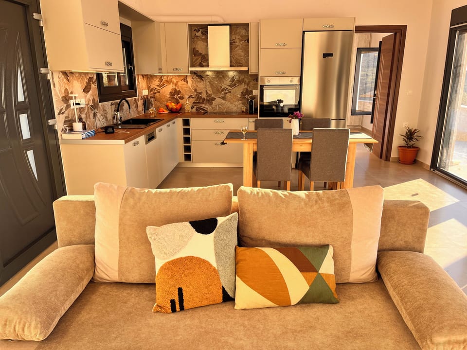 Living Room, Kitchen and Dining Area