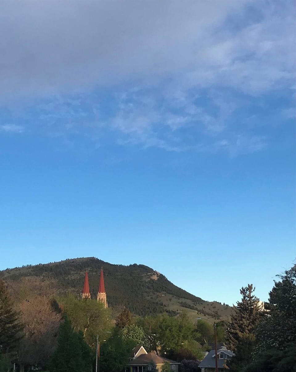 View from the upstairs of our sweet Victorian - Mount Helena