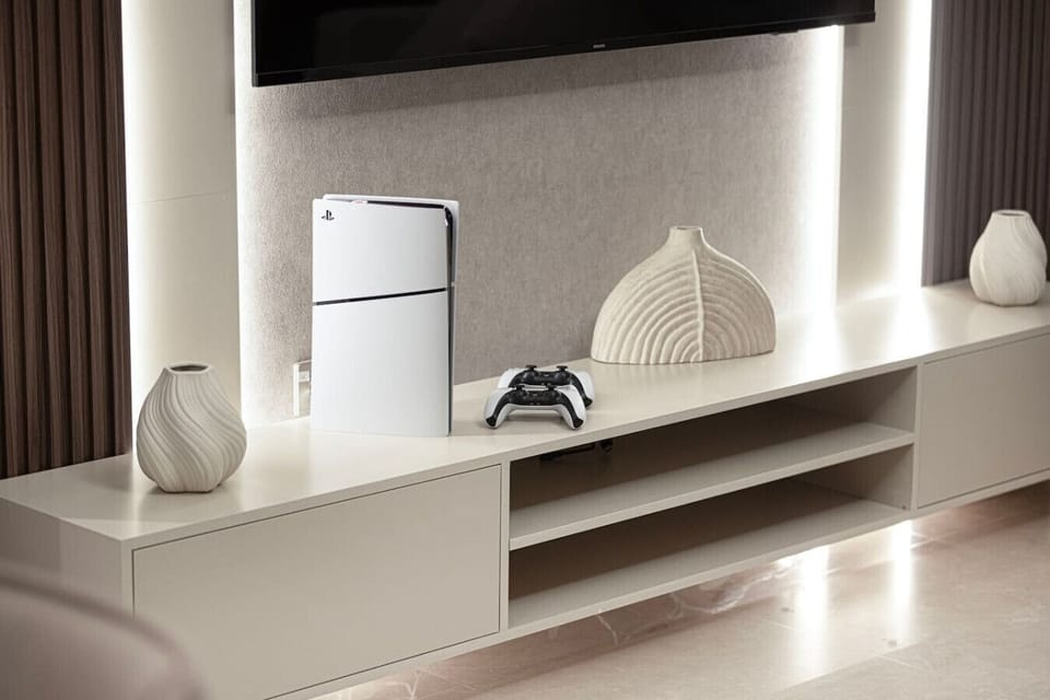 Stay entertained during your stay in Downtown Dubai with an in-room PlayStation 5, perfect for gamers looking to unwind after a day of exploring the city.