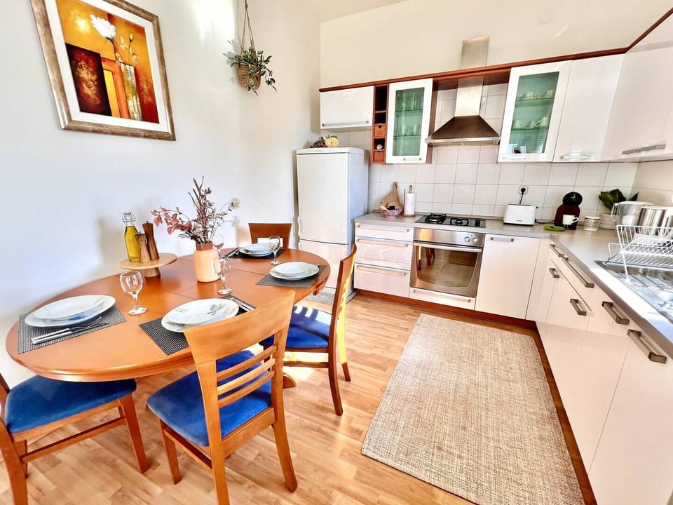 Kitchen with dining.