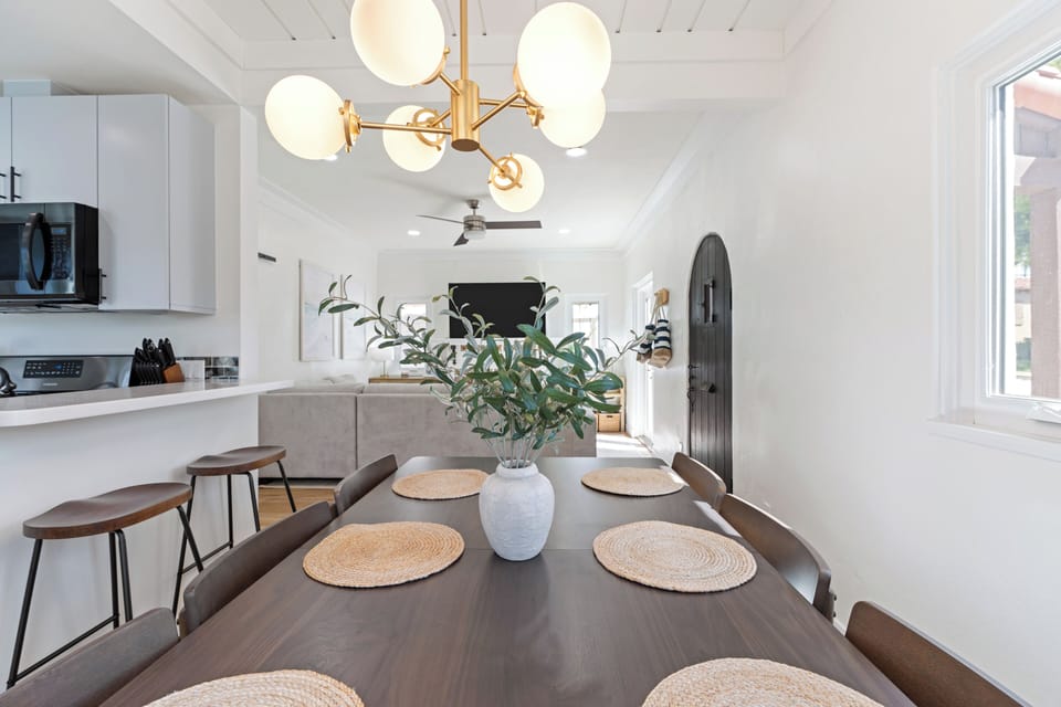 Dining table for 6.