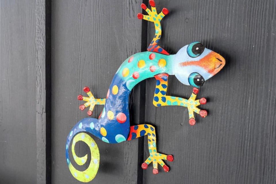 Exterior Decor at Wading Bird Point Cottage