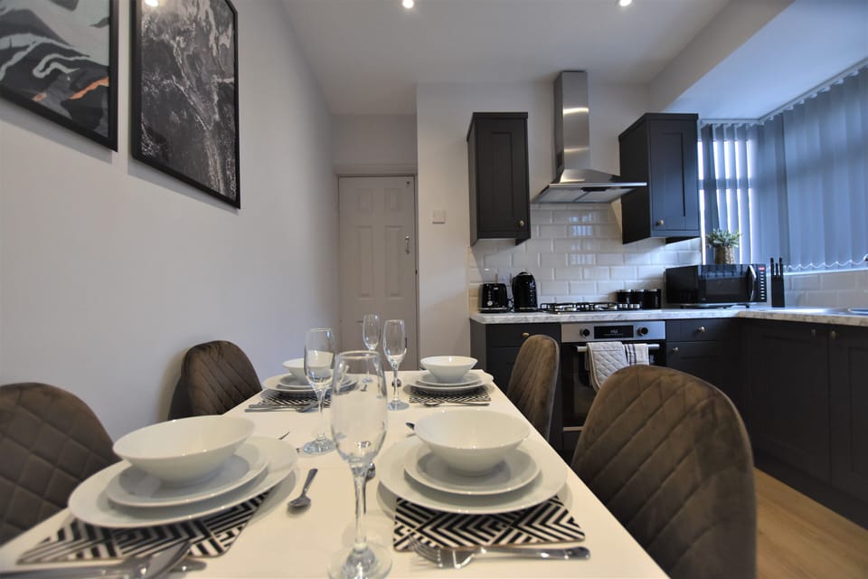 Kitchen and dining area