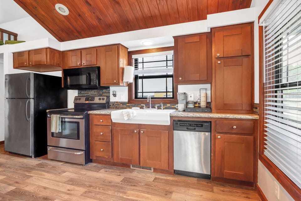 Ample kitchen space