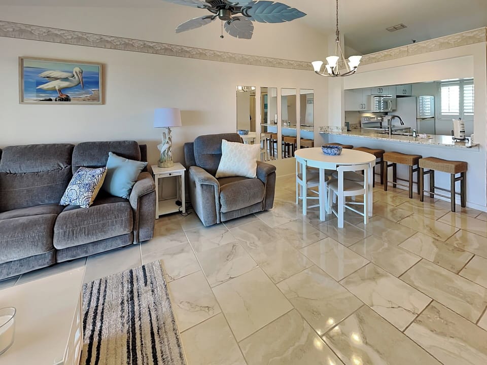 Living + Dining Areas
