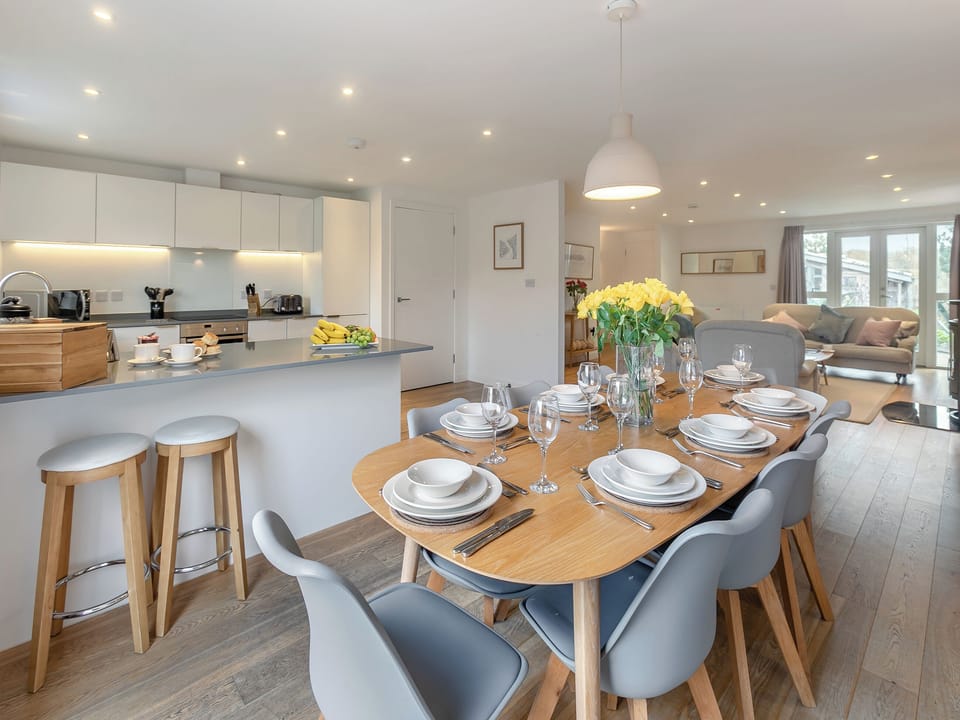 Open plan living space | Lodge 52 Una - St Ives Resort, Carbis Bay, near St Ives