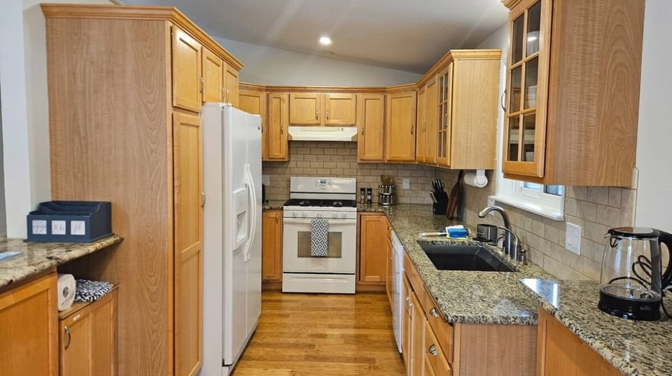 KItchen with all the amenities you'll need for cooking a meal.