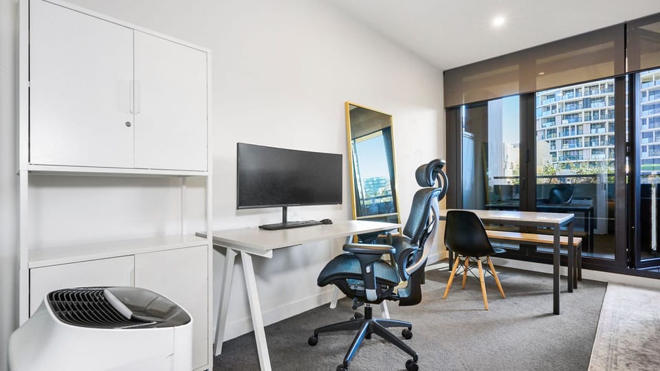 Workspace with a relaxing view