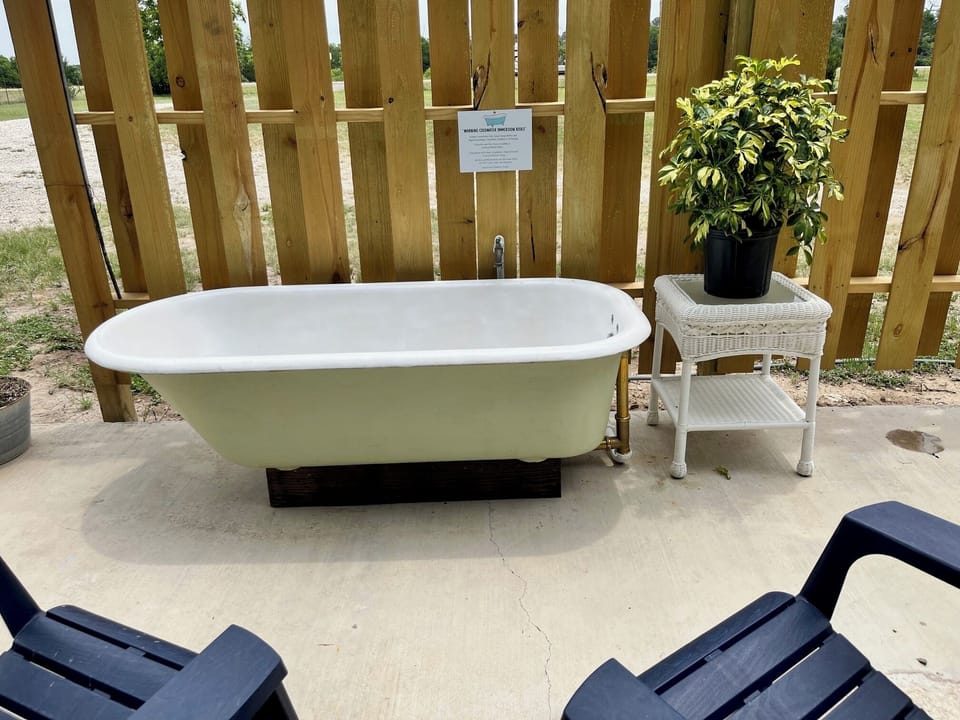 Tap water Cowboy Tub

