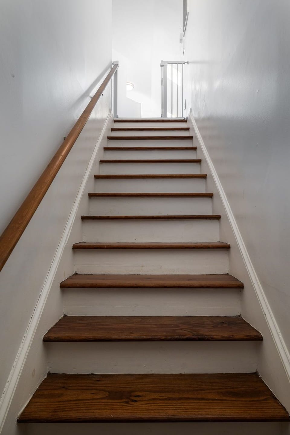Must climb these 15 steps to reach apartment B.