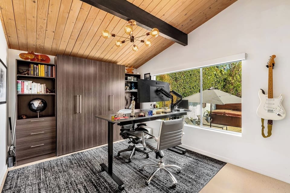 Executive office with pool view!