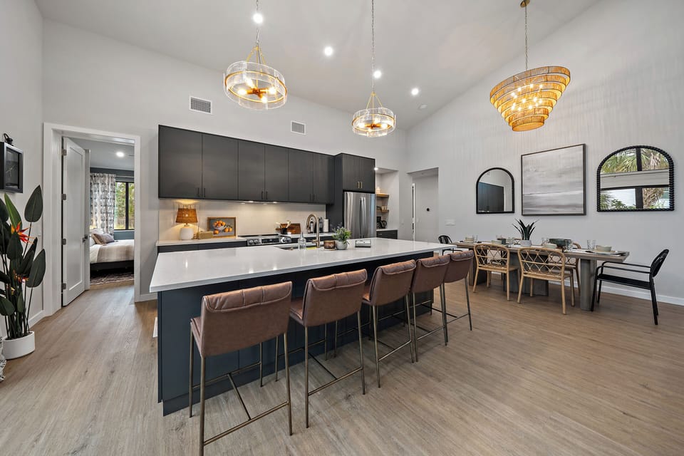 This spacious, fully equipped kitchen is a chef's dream!