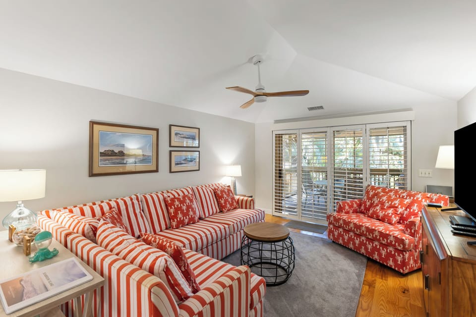 Find ample seating so everyone can gather comfortably together.