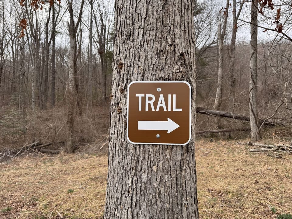 Private trails between The Lodge and The Grange