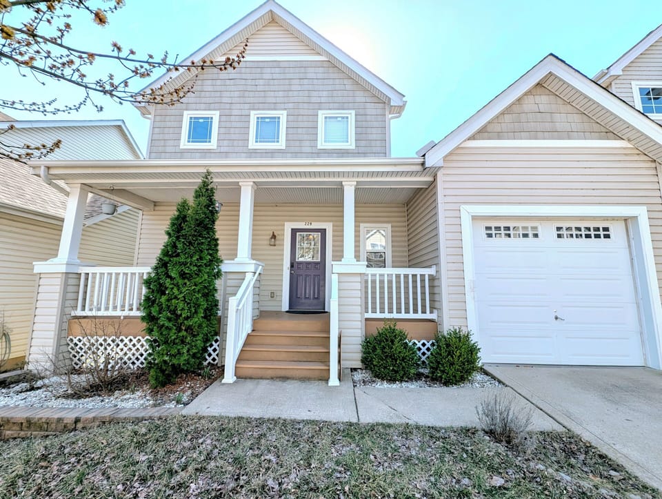 Outside of the house