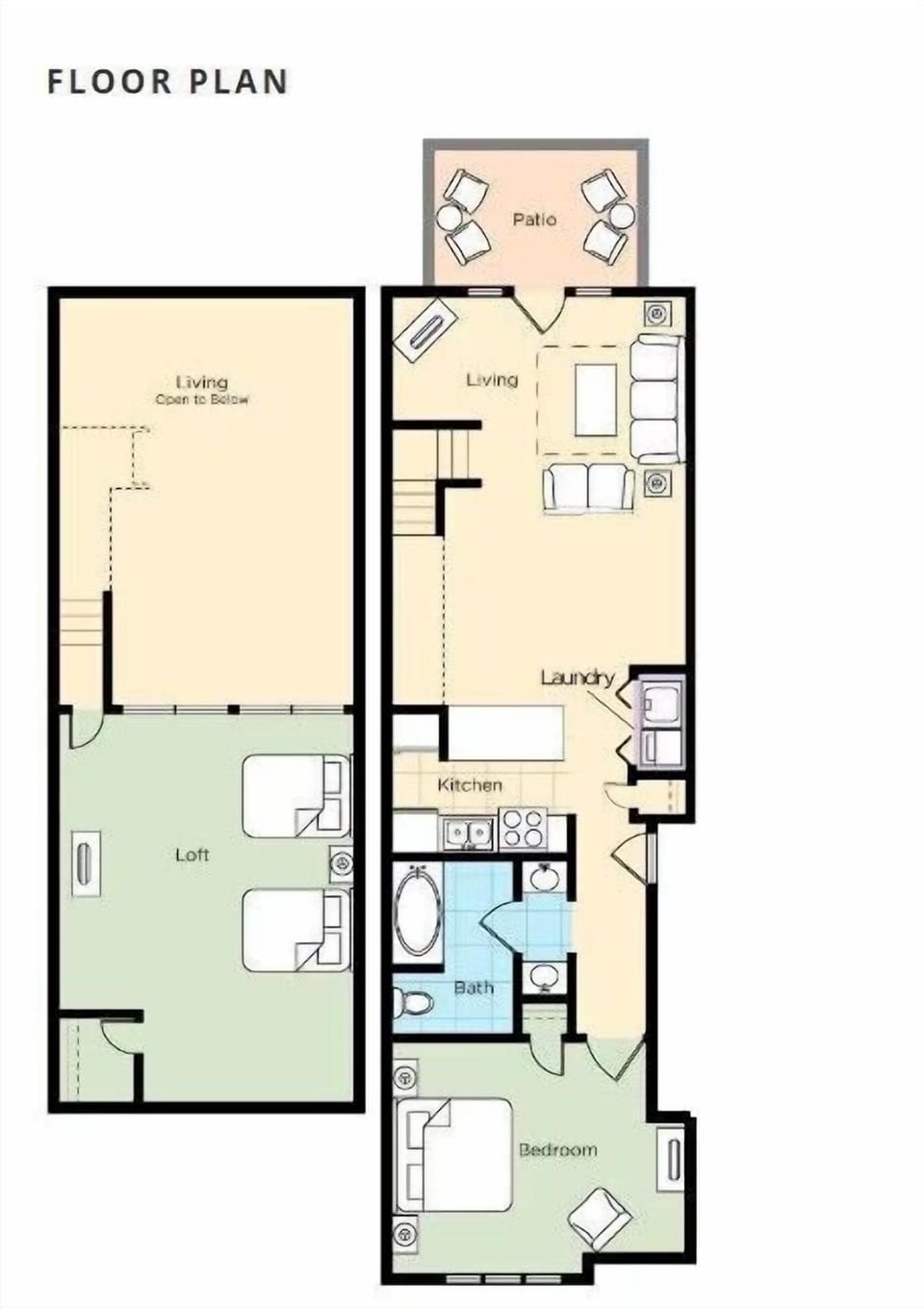 1 Bedroom Loft