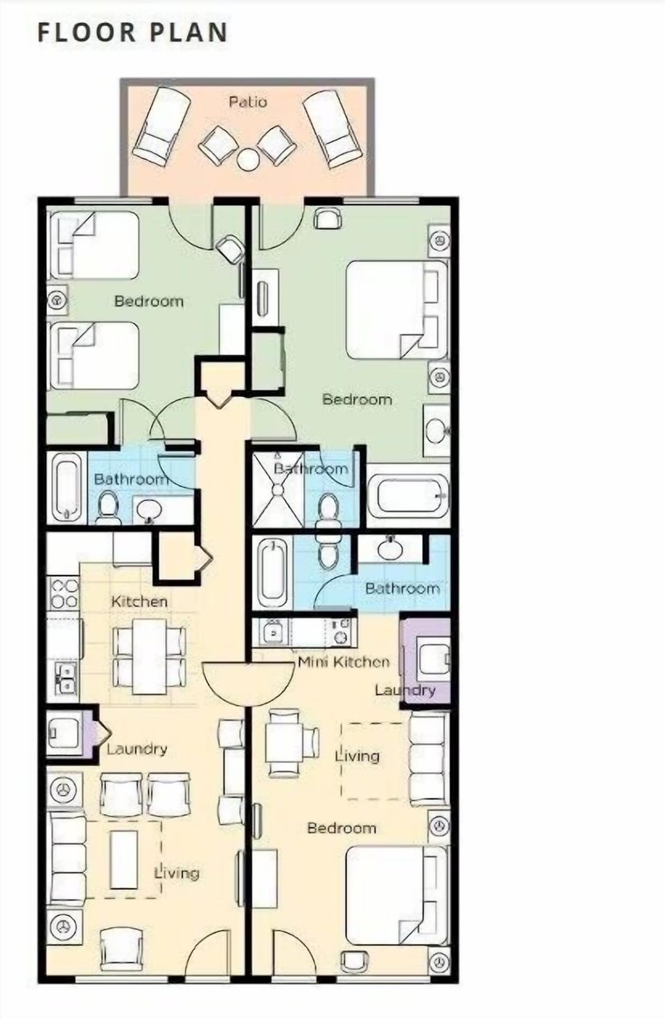 3 Bedroom Lockoff