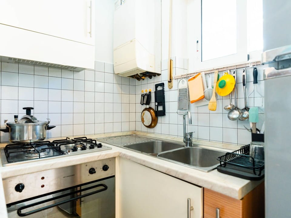 Kitchen, Kitchen Appliance, Major Appliance, Countertop, Kitchen Stove, Kitchen Sink, Gas Stove, Stove, Interior Design, Home Appliance