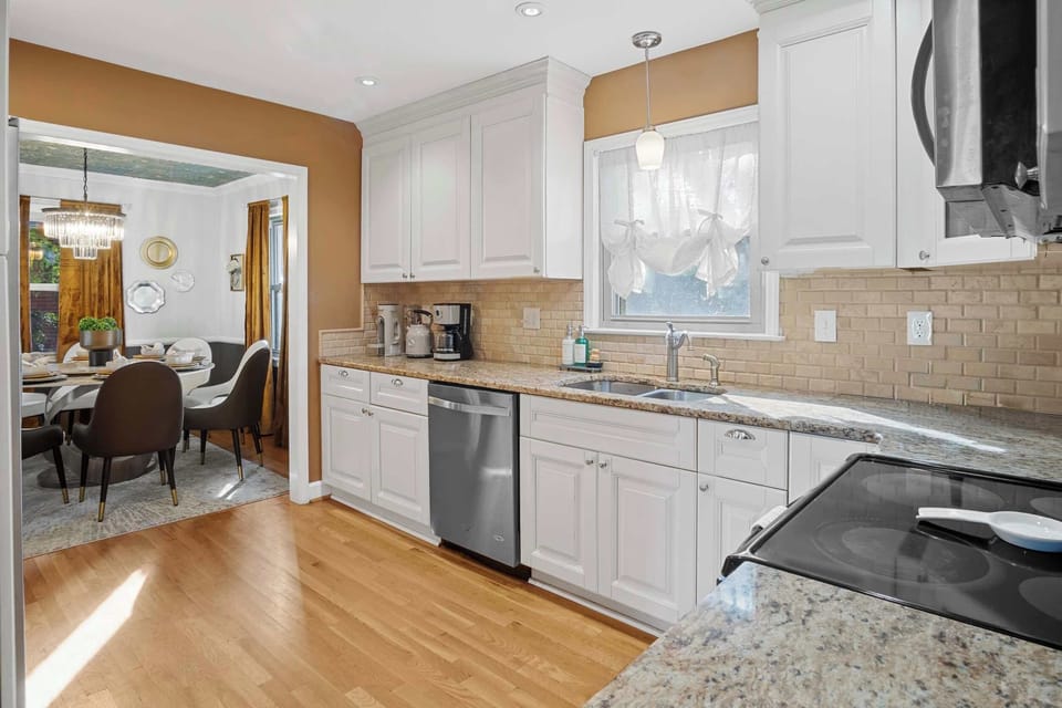 Enjoy the bright, airy feel of our kitchen