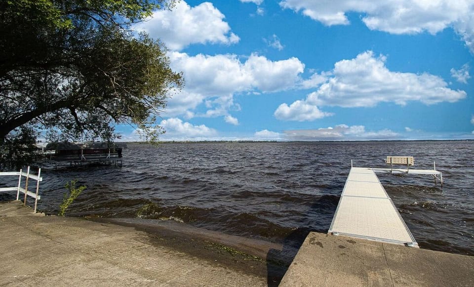 Catch fish right off the dock