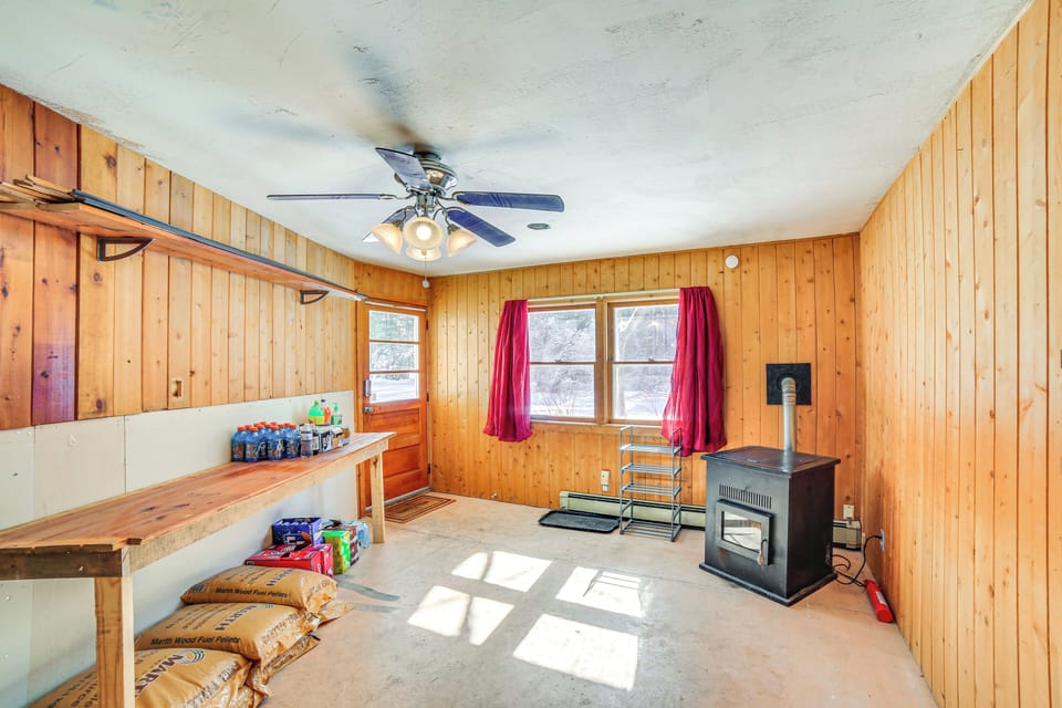 Mudroom | Wood Pellet Stove | 1st Floor