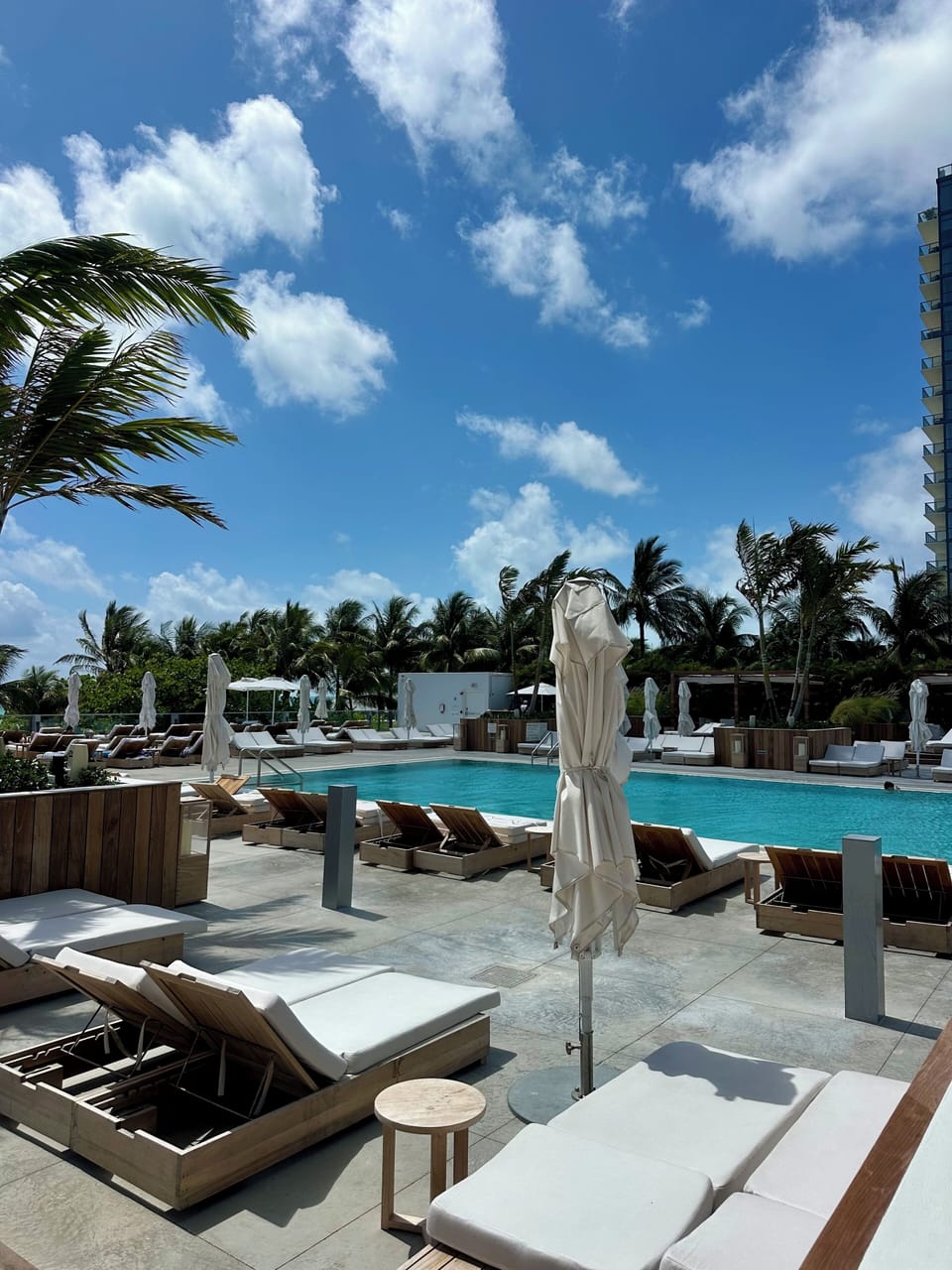 Brand new pool deck