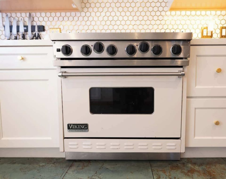 The full-size oven.