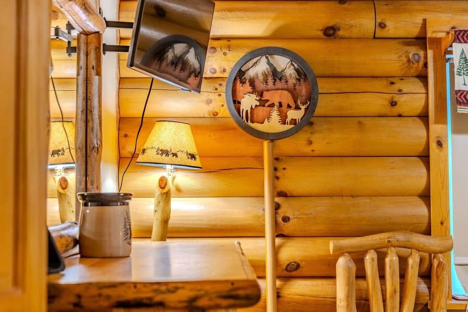 Spacious bedroom in Deep Creek Lake cabin rental